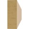 Ekena Millwork 2in. W x 6in. H x 28in. L Block Woodgrain TimberThane Rafter Tail, Primed Tan RFTUR02X06X28BLKRCPR - alternate 2